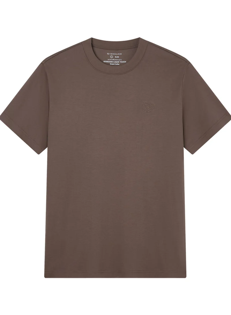 Men's Slim Fit Liquid Touch Cotton Crew Neck Tee
